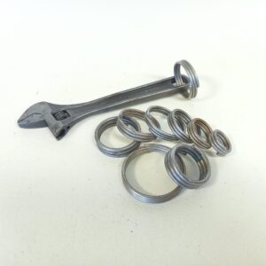 Verktøy-nøkkelringer i rustfritt stål