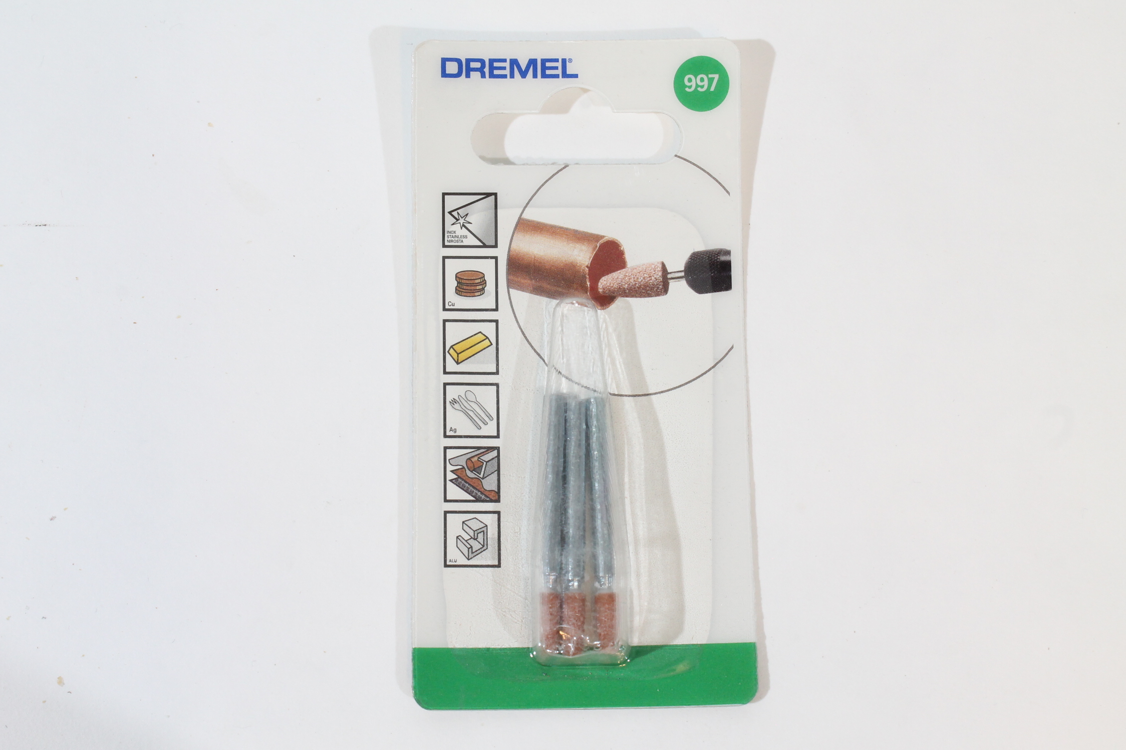 Dremel 538 3,4mm aluminiumsoksid slipestein