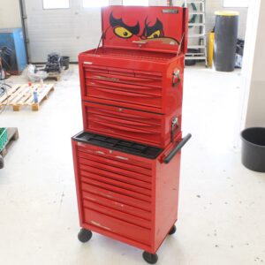 Tengtools verktøytralle med verktøy innredning