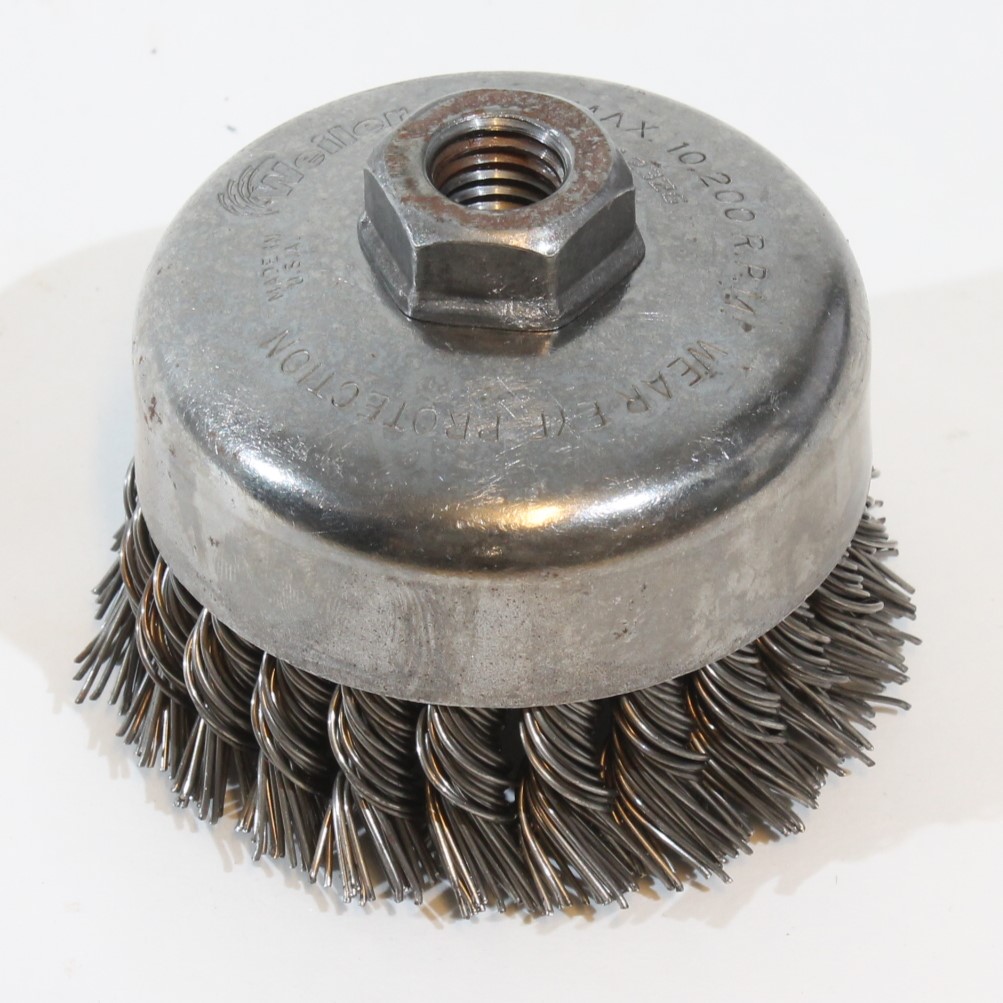 Weiler 4" roterende stålbørste