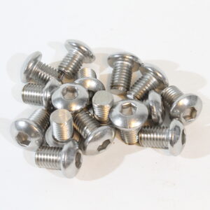 M12x17mm maskinskruer rustfritt/syrefast stål