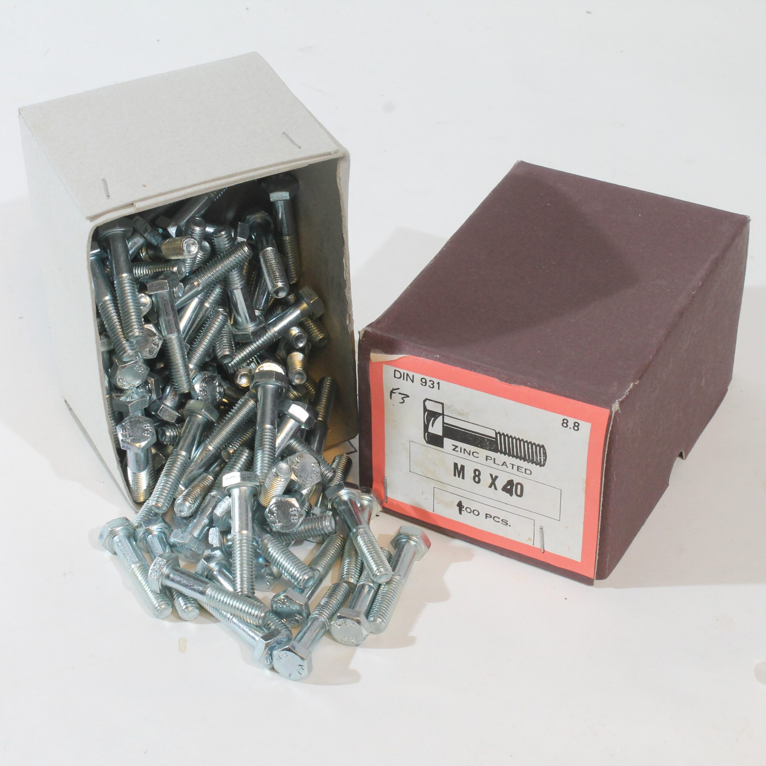 M8x40mm maskinskruer