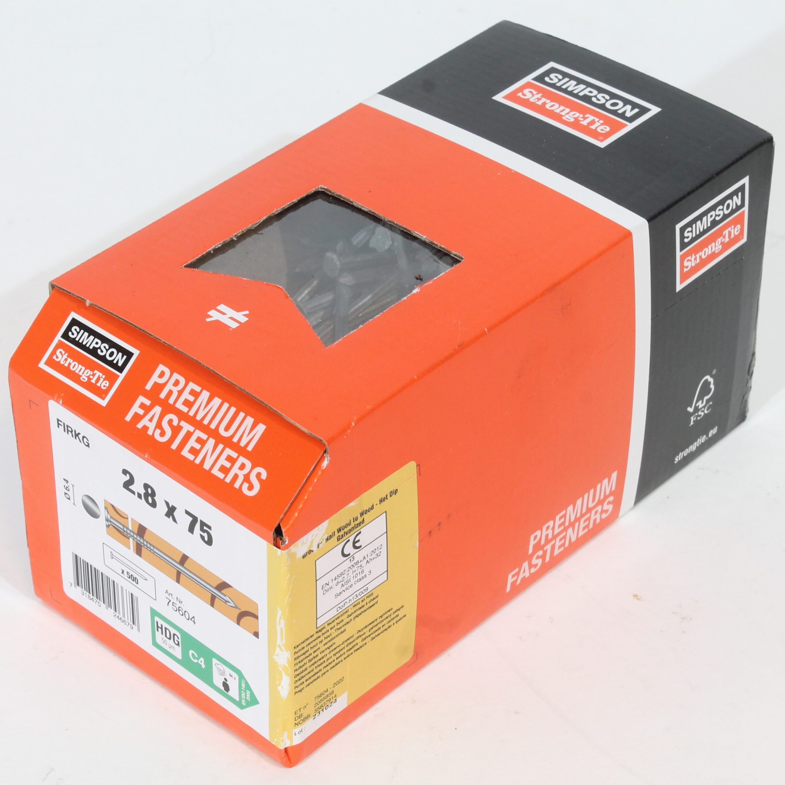 Simpson strongtie 2,8x75mm galvanisert spiker