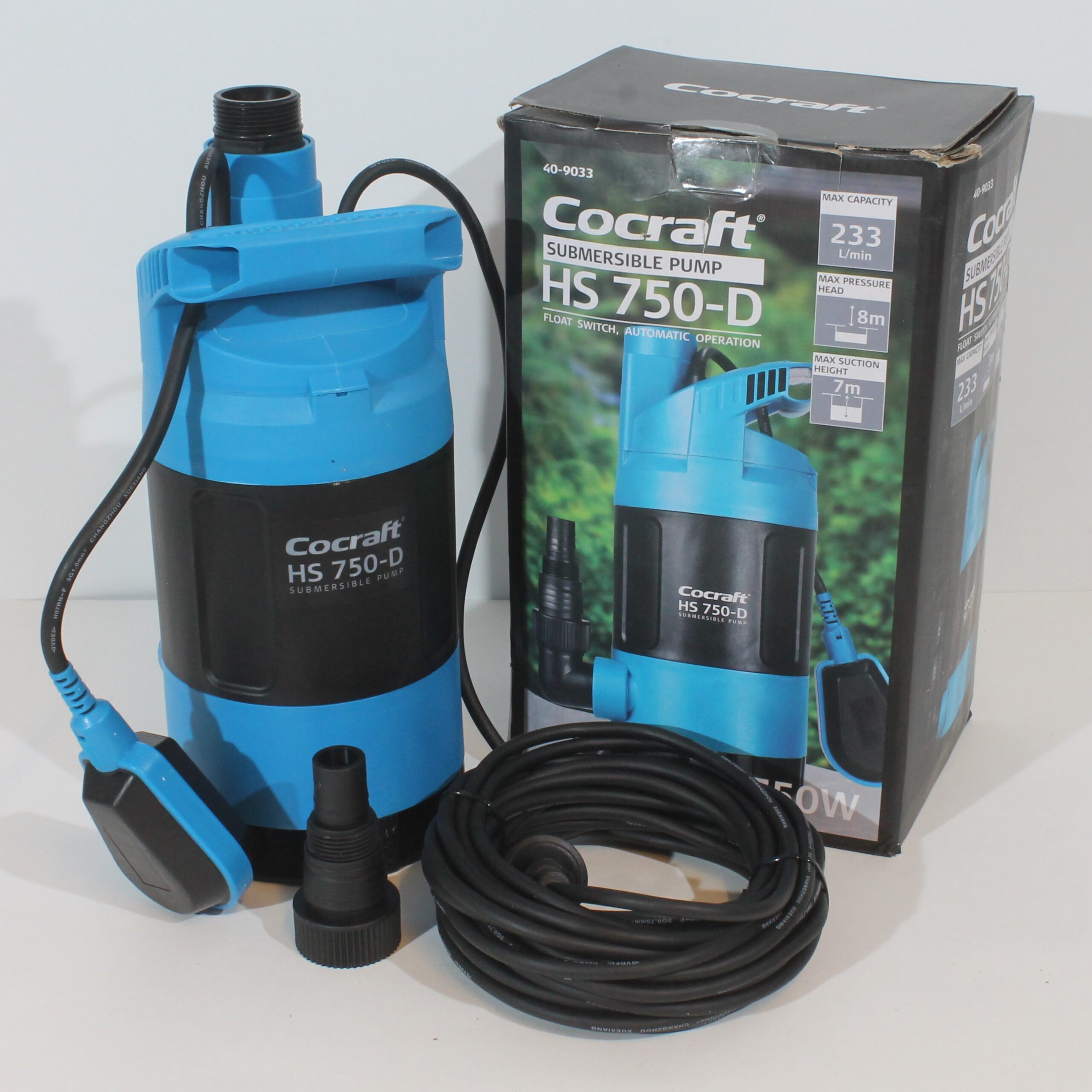 Cocraft HS 750-D nedsenkbar vannpumpe