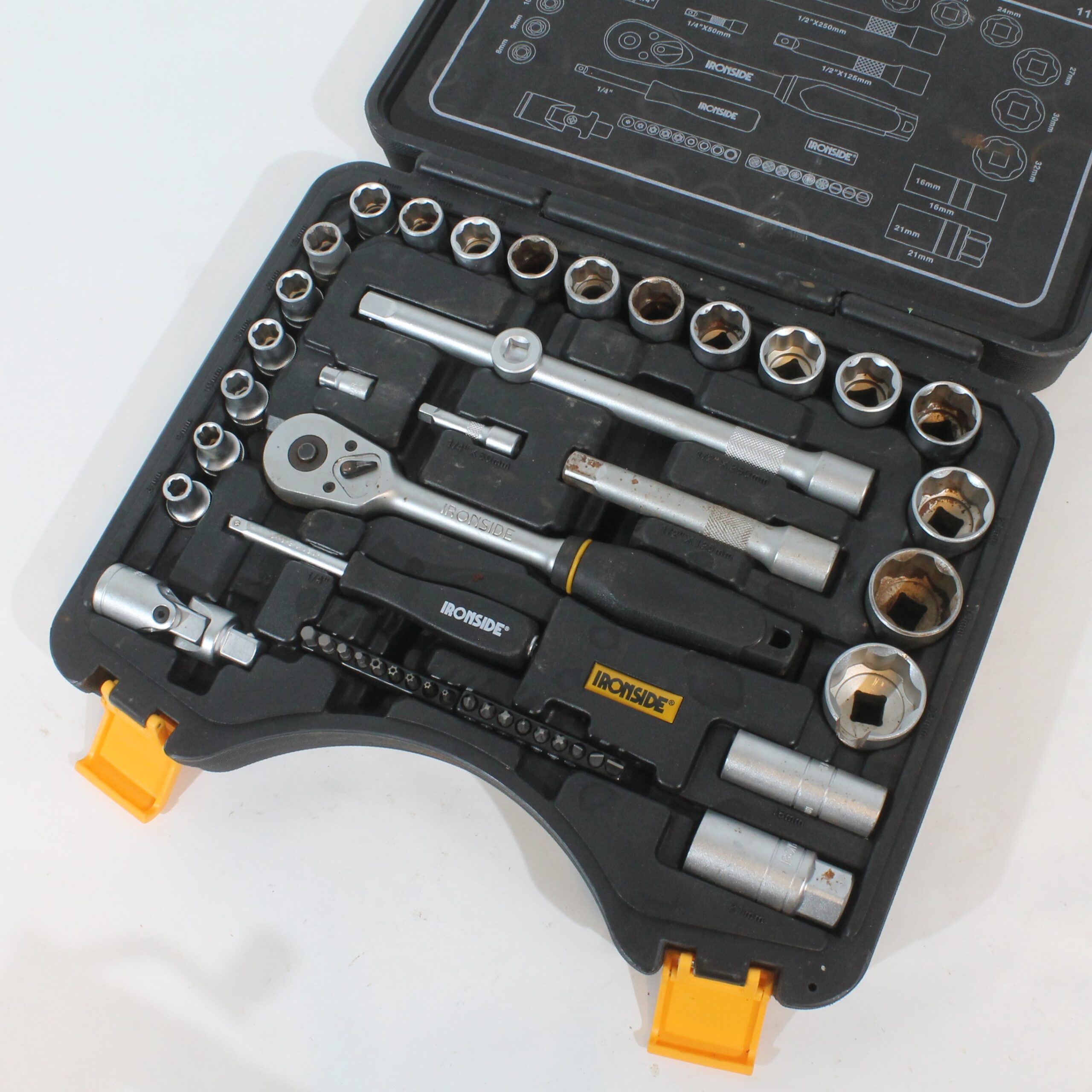 Ironside 1/2" pipenøkkelsett metrisk