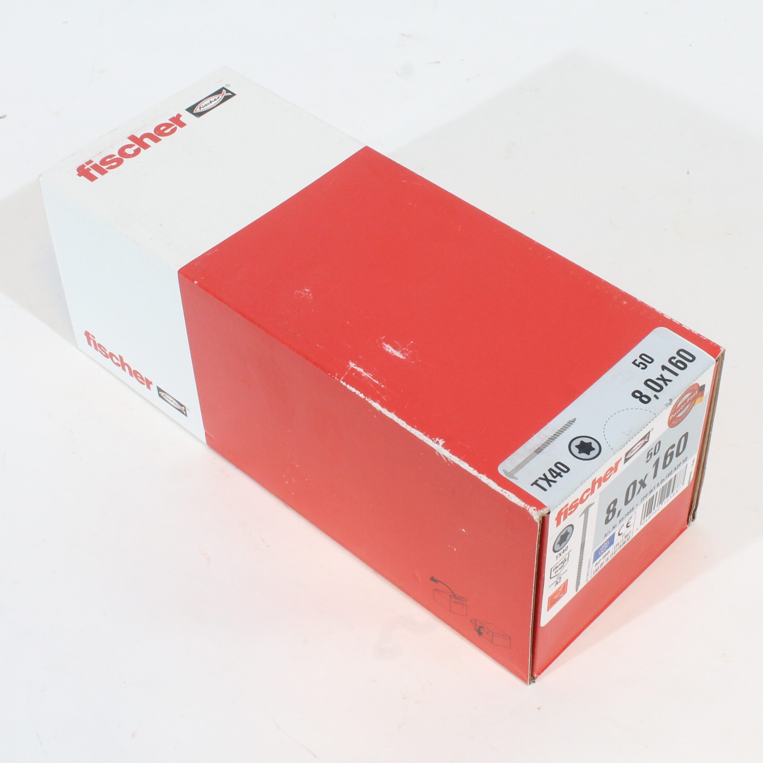Fischer A2 8,0x160mm konstruksjons skruer