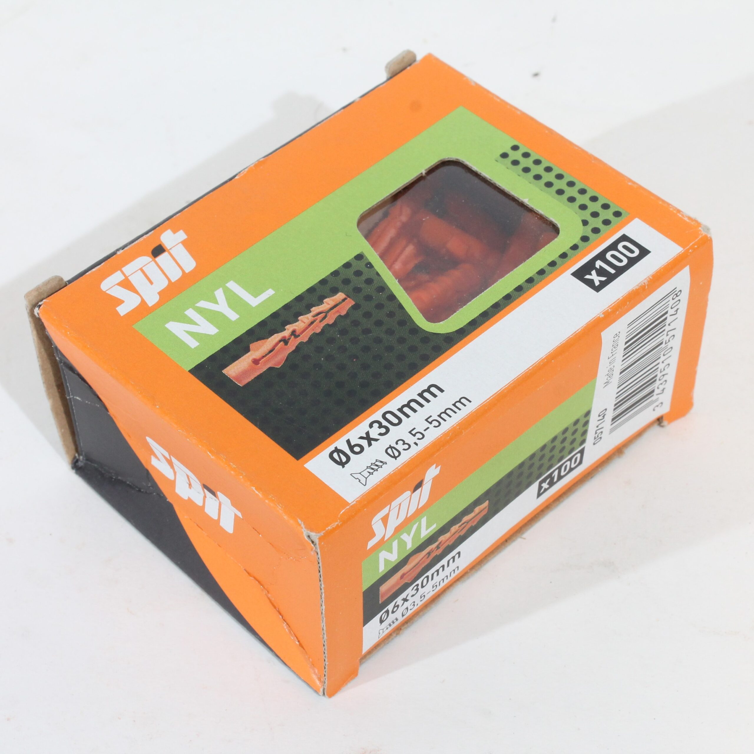 Spit nyl 100stk 6x30mm nylonplugger