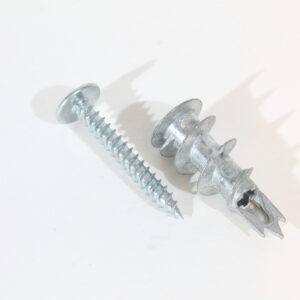 50stk 30mm Gipsplugg i aluminium med skruer