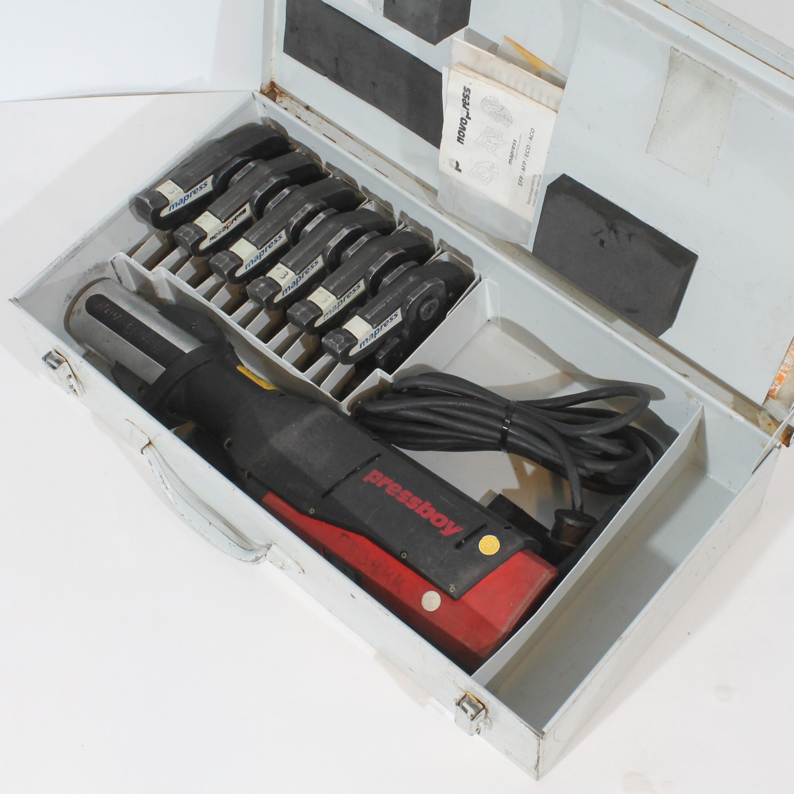 Novopress pressboy pressverktøy med pressbakkesett